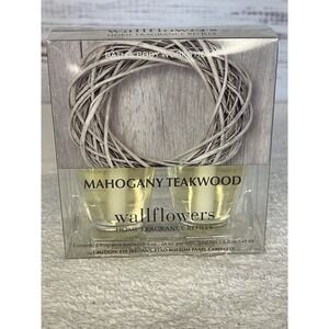 Bath & Body Works Mahogany Teakwood Wallflowers Refill Bulbs 2 Pack